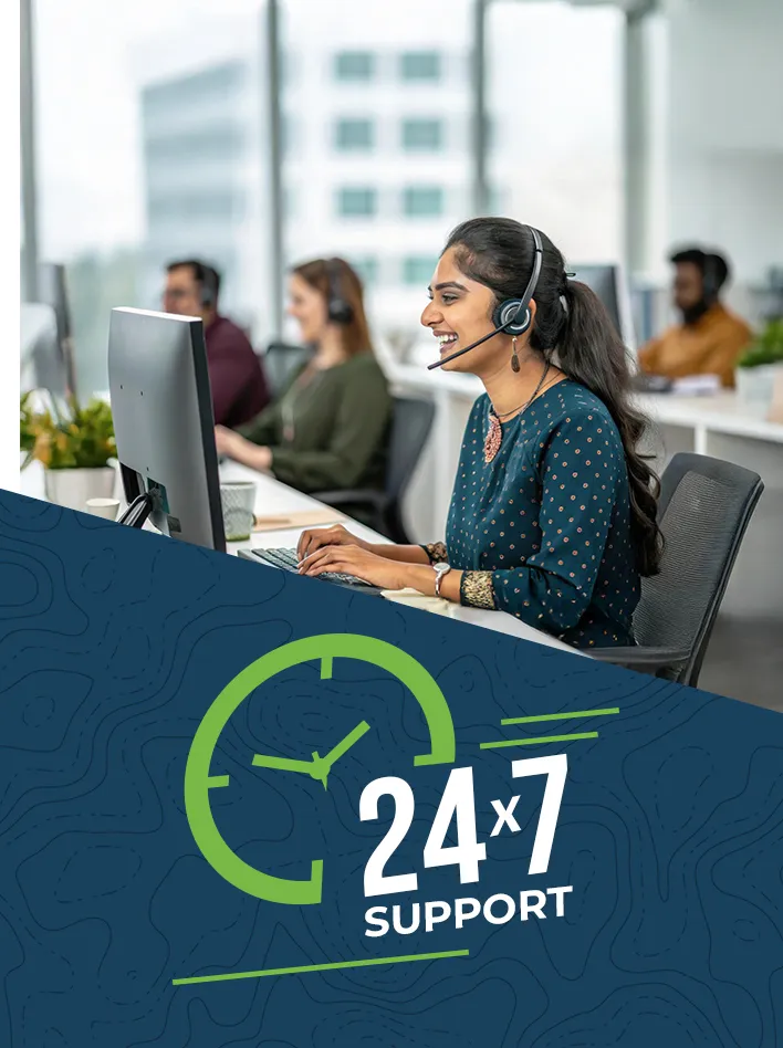 24×7 Support